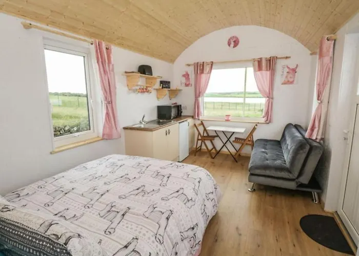 The Beautiful Lazy Llama Shepherd Hut Farm Stay